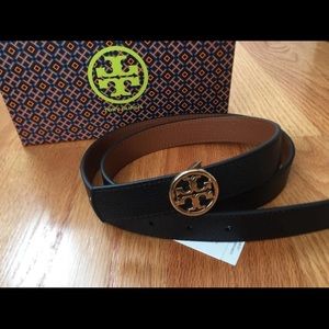 New Tory Burch logo 1” reversible medium